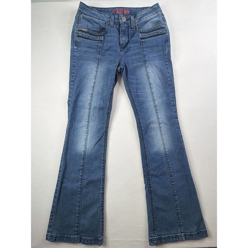 Cinch Women's Lynden Western Cowgirl Mid Rise Slim Fit Flare Leg Jeans SZ 29